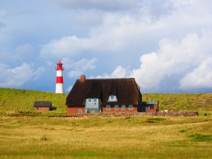 Ein Wahrzeichen der Insel: der Leuchtturm Ellenbogen